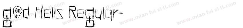 God Hells Regular字体转换